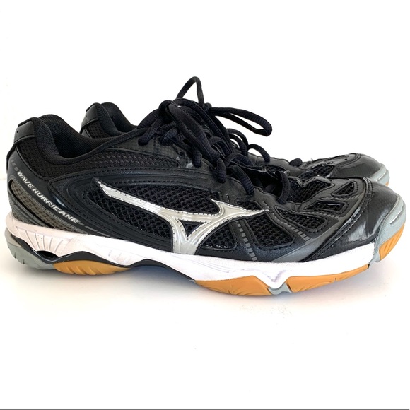 Mizuno Shoes Mizuno Wave Hurricane Black Volleyball Court Shoes